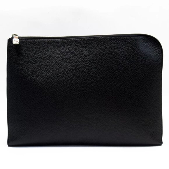 Auth LOUIS VUITTON Pochette Joule GM NM Clutch bag Noir l - Picture 1 of 10
